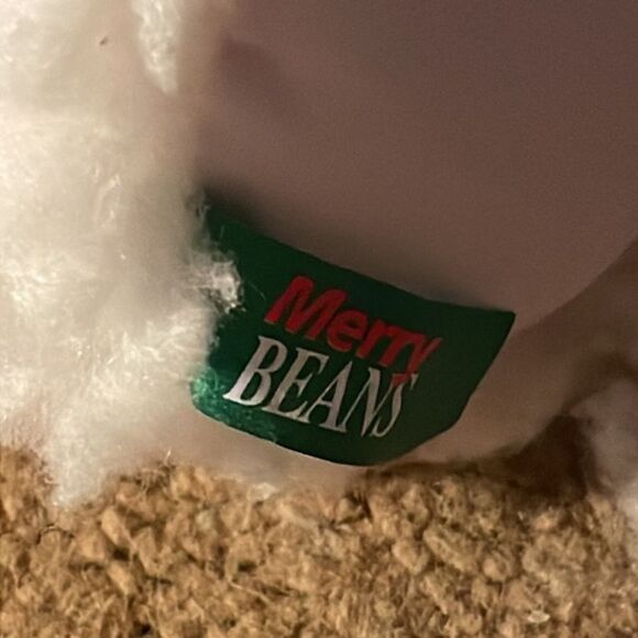 Collectible Vintage Retired Dandee Merry Beans Eckerd’s red Christmas plush - Picture 5 of 6